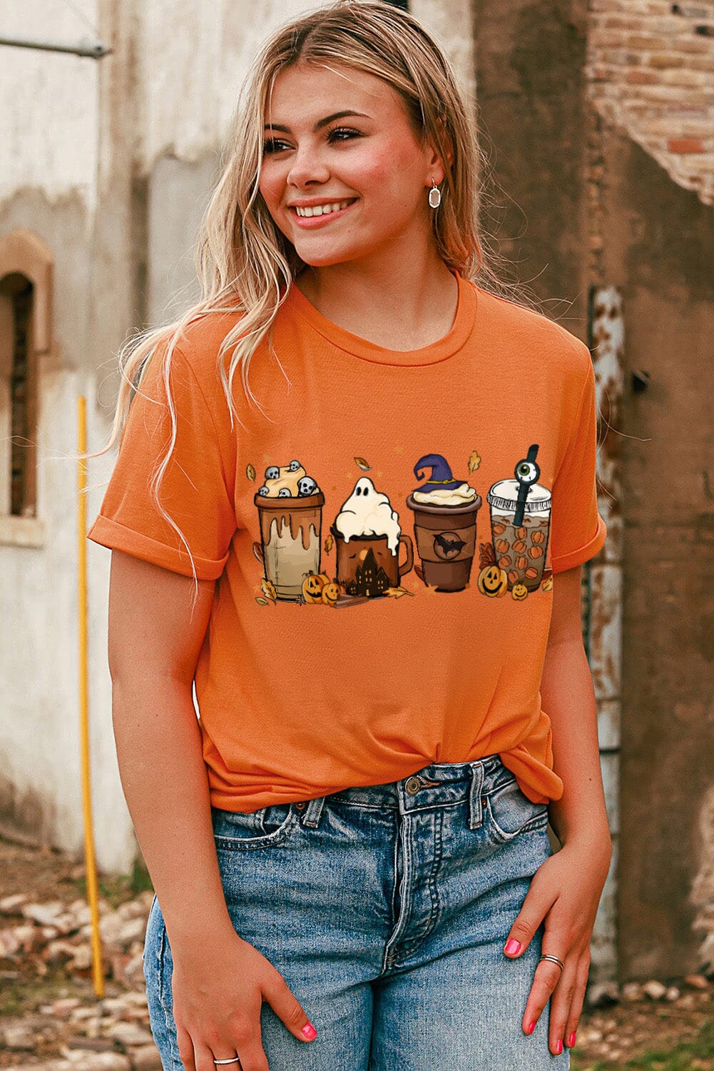 Halloween Coffee Graphic T-Shirt - Sydney So Sweet