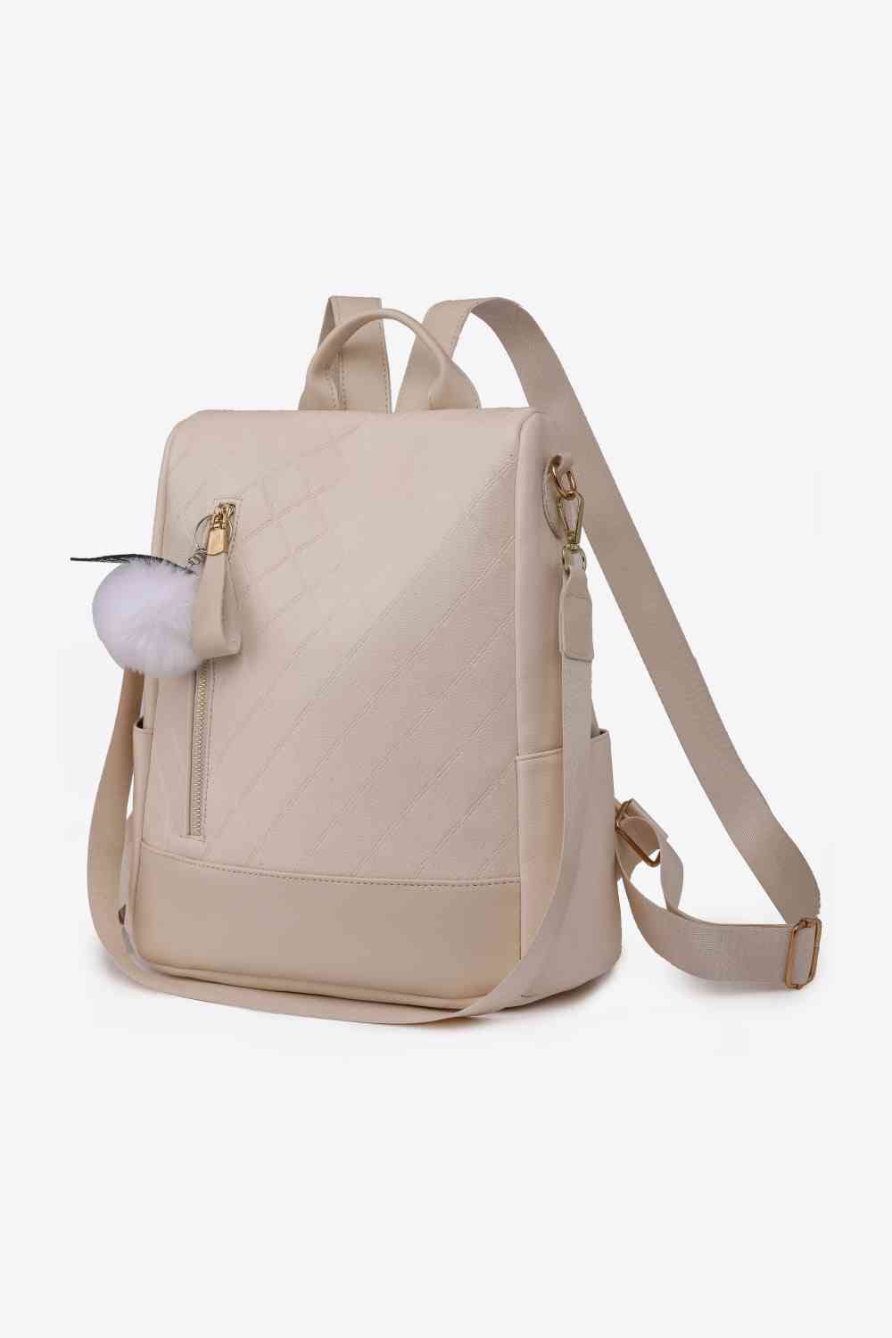 Pum-Pum Zipper Backpack - Sydney So Sweet