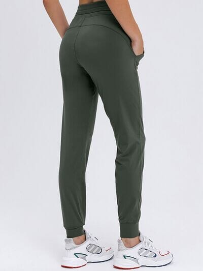 Double Take Tied Joggers with Pockets - Sydney So Sweet