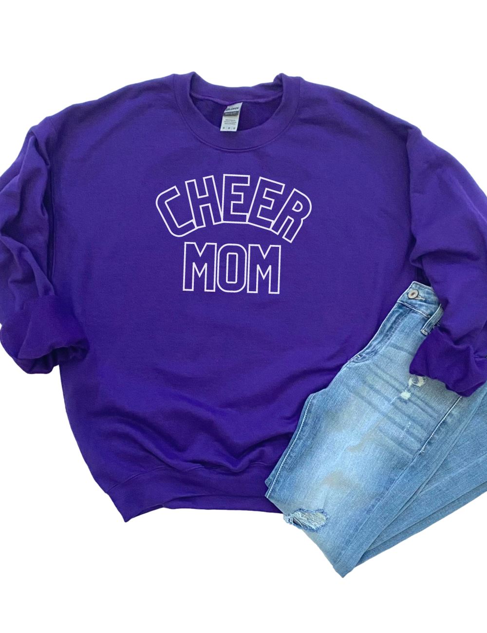 Cheer Mom Unisex Heavy Blend™ Crewneck Sweatshirt - Many Colors - Sydney So Sweet