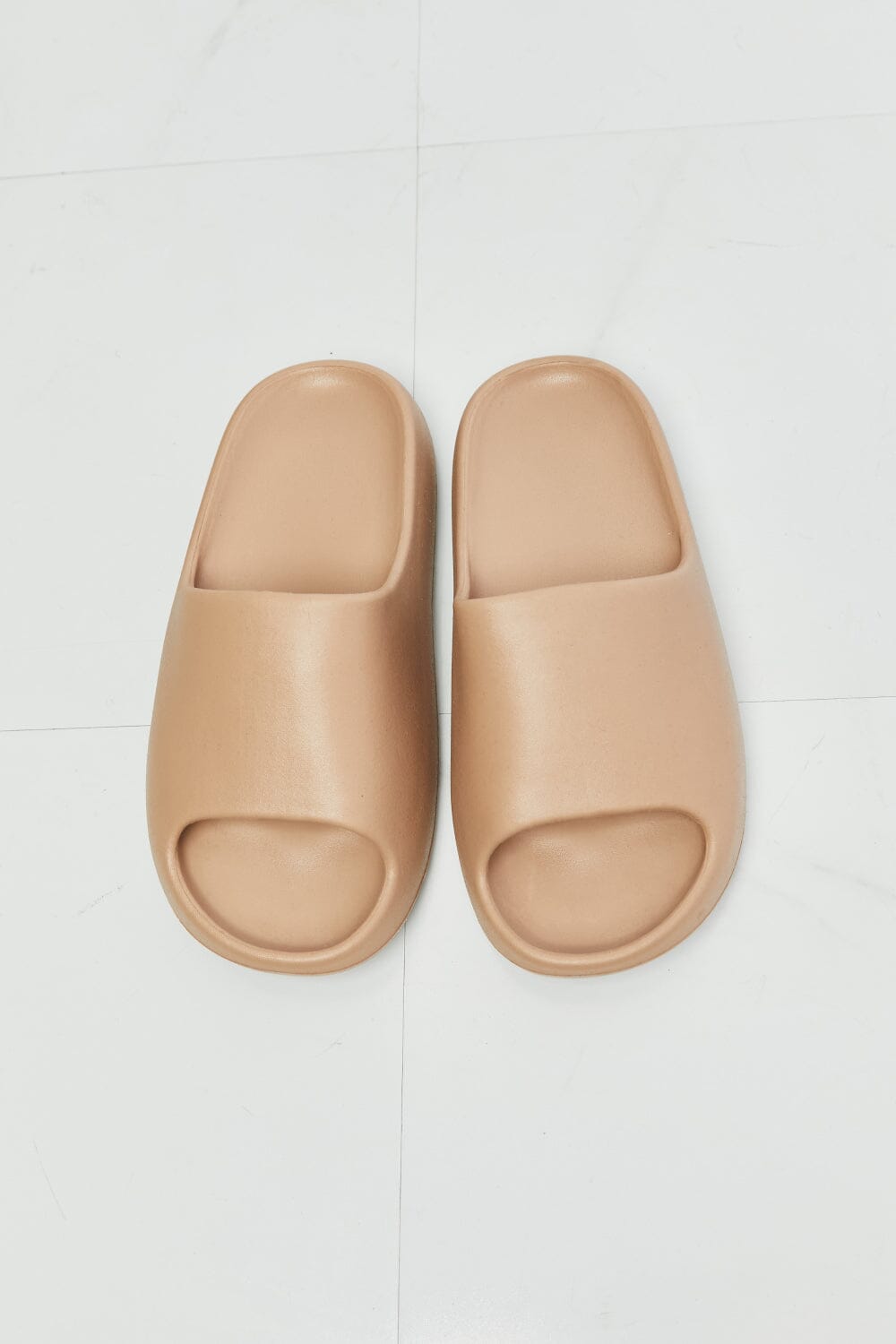 In My Comfort Zone Slides in Beige - Sydney So Sweet