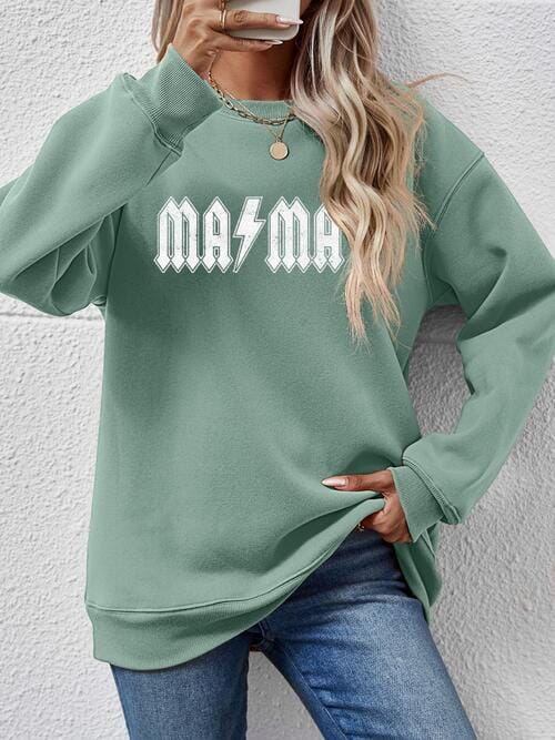 Mama Lightning Dropped Shoulder Sweatshirt - Sydney So Sweet