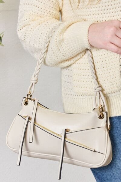 Braided Strap Shoulder Bag - Sydney So Sweet