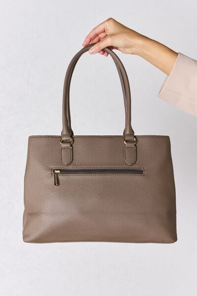 David Jones Structured Leather Handbag - Sydney So Sweet