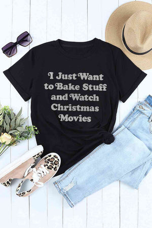Christmas Movies & Baking Women's Graphic T-Shirt - Sydney So Sweet