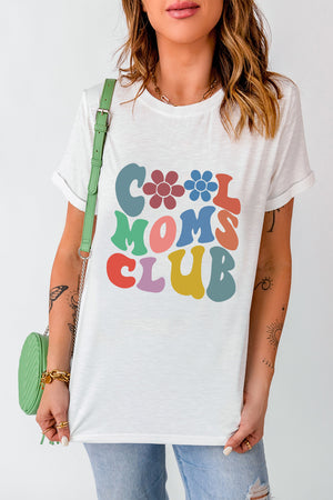 COOL MOMS CLUB Round Neck Short Sleeve T-Shirt - Sydney So Sweet