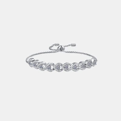 1 Carat Moissanite 925 Sterling Silver Bracelet - Sydney So Sweet