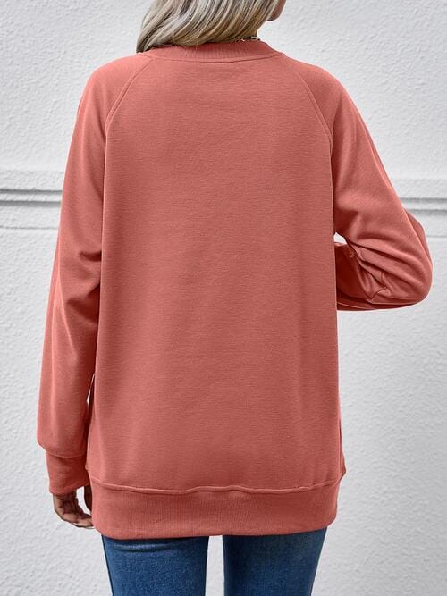 Round Neck Long Sleeve Sweatshirt - Sydney So Sweet