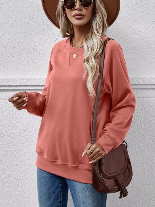 Round Neck Long Sleeve Sweatshirt - Sydney So Sweet