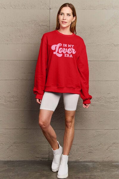 IN MY LOVER ERA Round Neck Sweatshirt - Sydney So Sweet