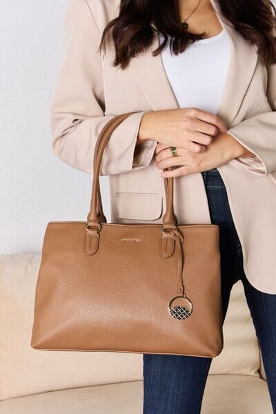 David Jones Structured Leather Handbag - Sydney So Sweet