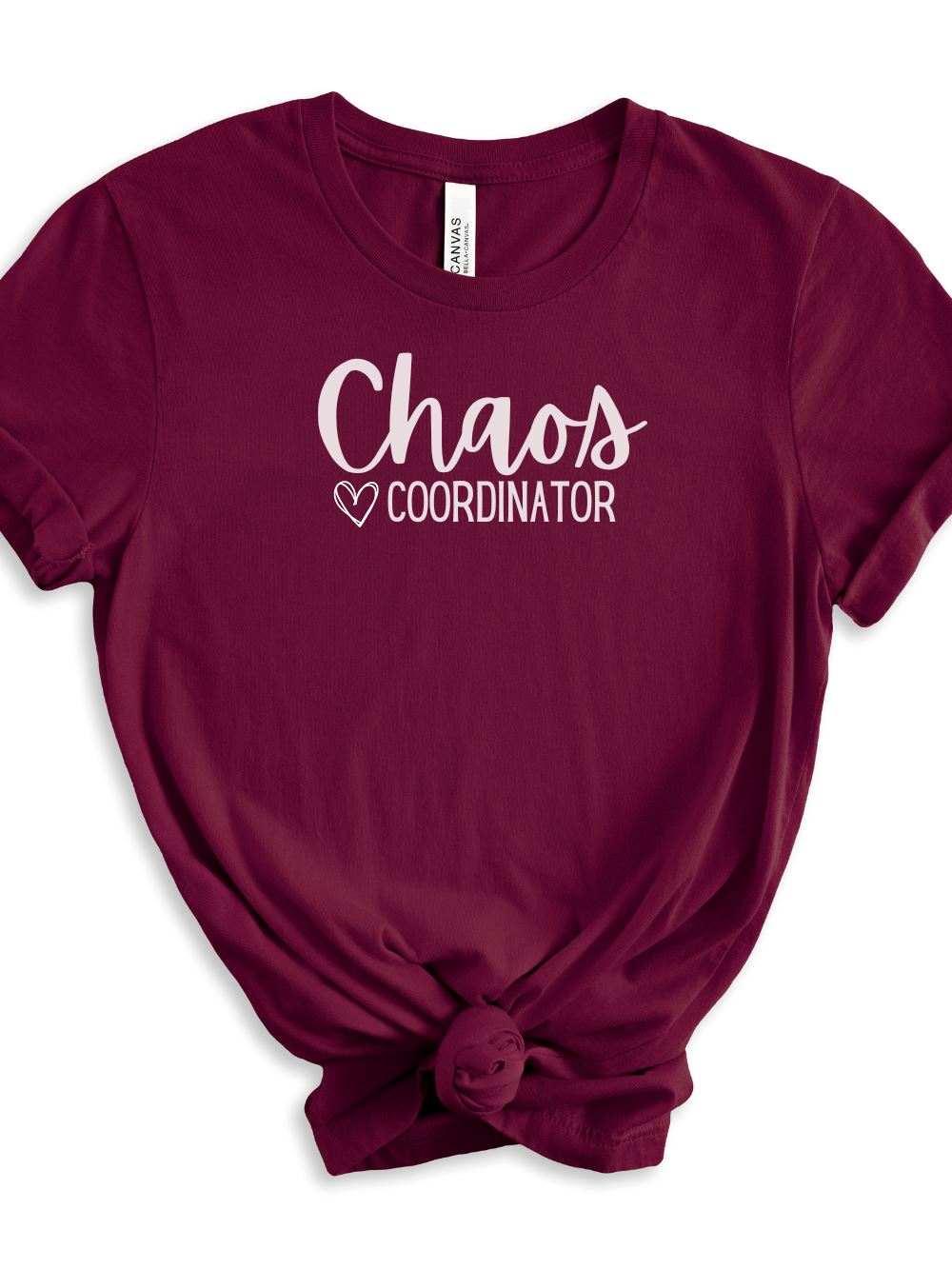 Chaos Coordinator Mom T-Shirt Bella + Canvas Unisex Jersey Short Sleeve Tee - Many Colors - Sydney So Sweet