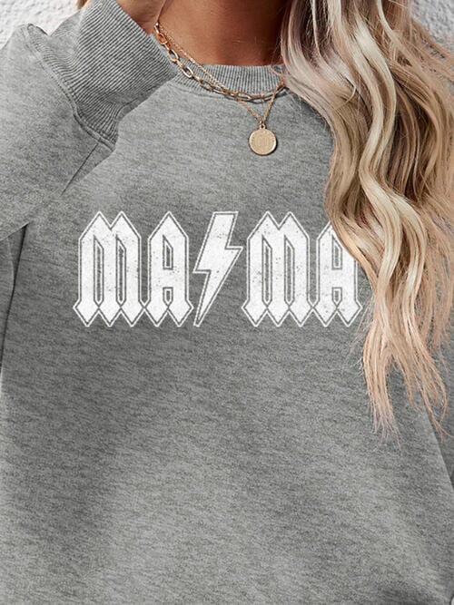 Mama Lightning Dropped Shoulder Sweatshirt - Sydney So Sweet