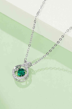 Lab-Grown Emerald Pendant Necklace - Sydney So Sweet