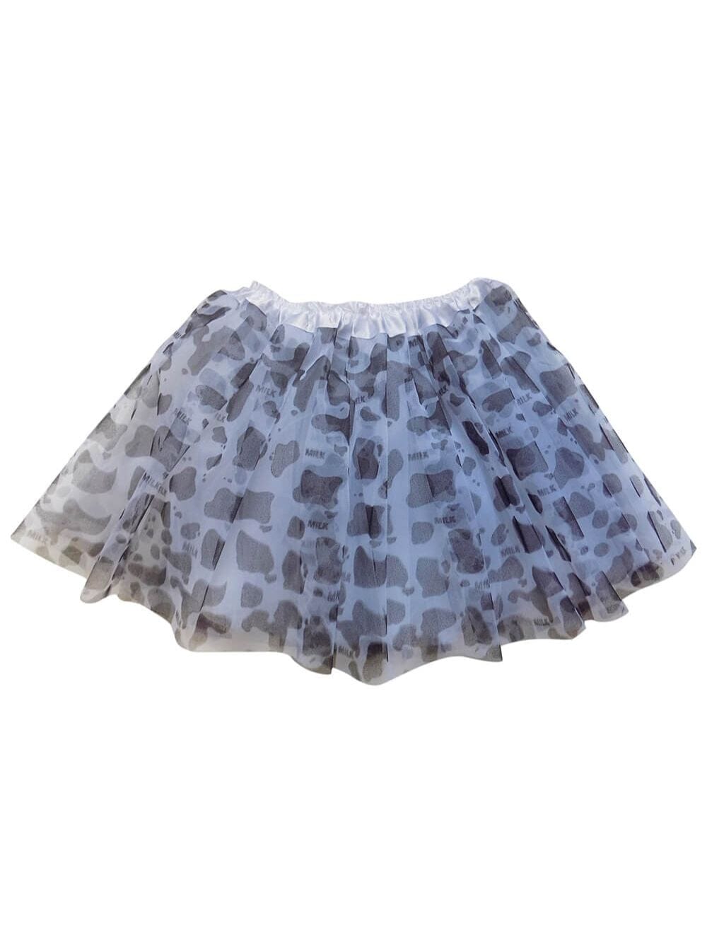 Cow Tutu Skirt for Adult - Women's Cow Print 3- Layer Basic Ballet Tutu - Sydney So Sweet