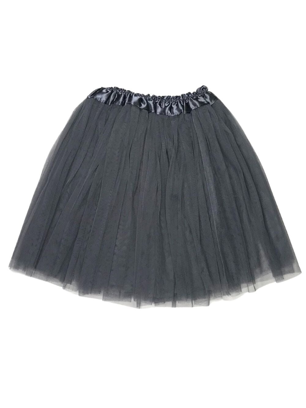 Dark Gray Tutu Skirt for Women – 3-Layer Tulle Ballet Skirt for Costume, Dress-Up, Dance, & Cosplay - Sydney So Sweet