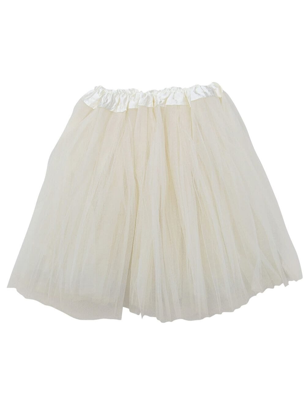 Ivory Tutu Skirt for Women – 3-Layer Tulle Ballet Skirt for Costume, Dress-Up, Dance, & Cosplay - Sydney So Sweet