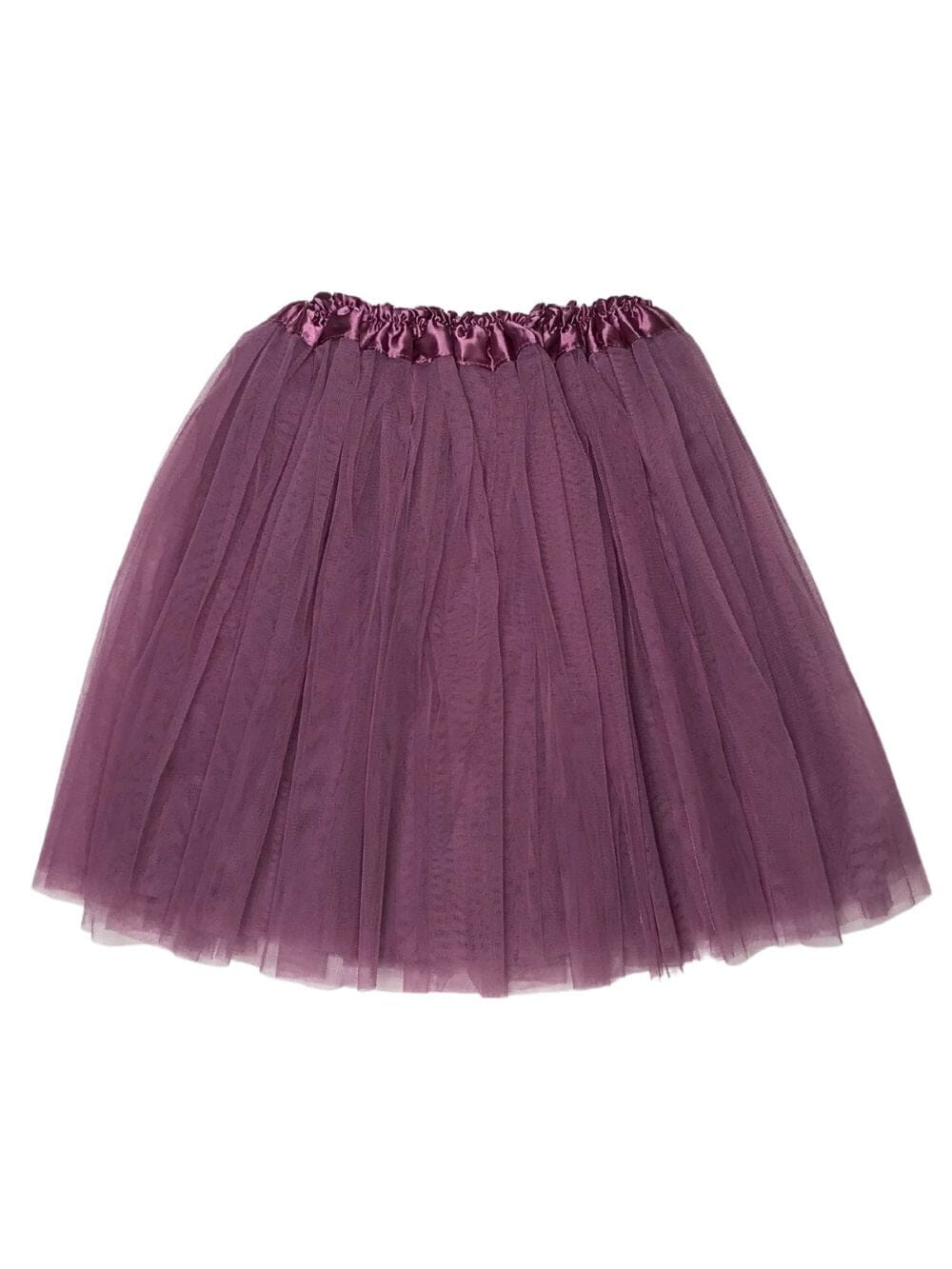 Plum Plus Size Adult Tutu Skirt - Women's Plus Size 3- Layer Basic Ballet Costume Dance Tutus - Sydney So Sweet