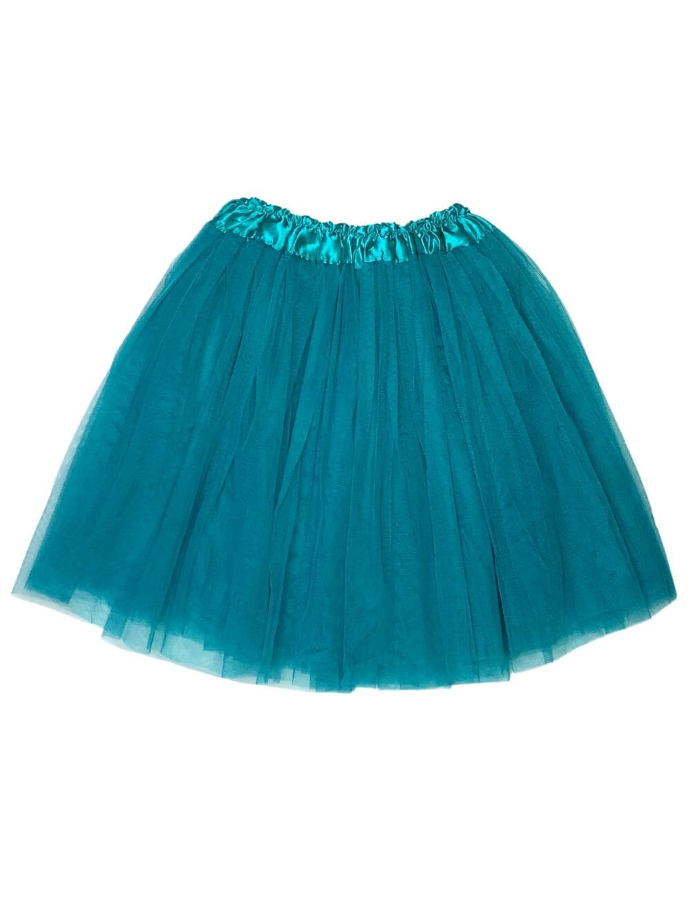 Teal Tutu Skirt for Women – 3-Layer Tulle Ballet Skirt for Costume, Dress-Up, Dance, & Cosplay - Sydney So Sweet