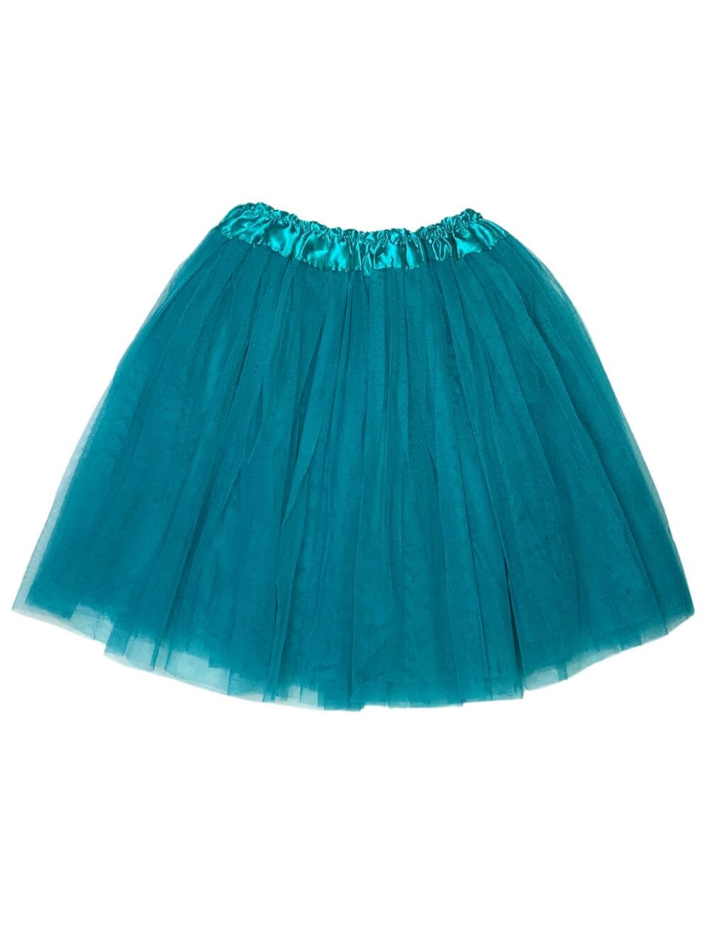 Teal Plus Size Adult Tutu Skirt - Women's Plus Size 3- Layer Basic Ballet Costume Dance Tutus - Sydney So Sweet