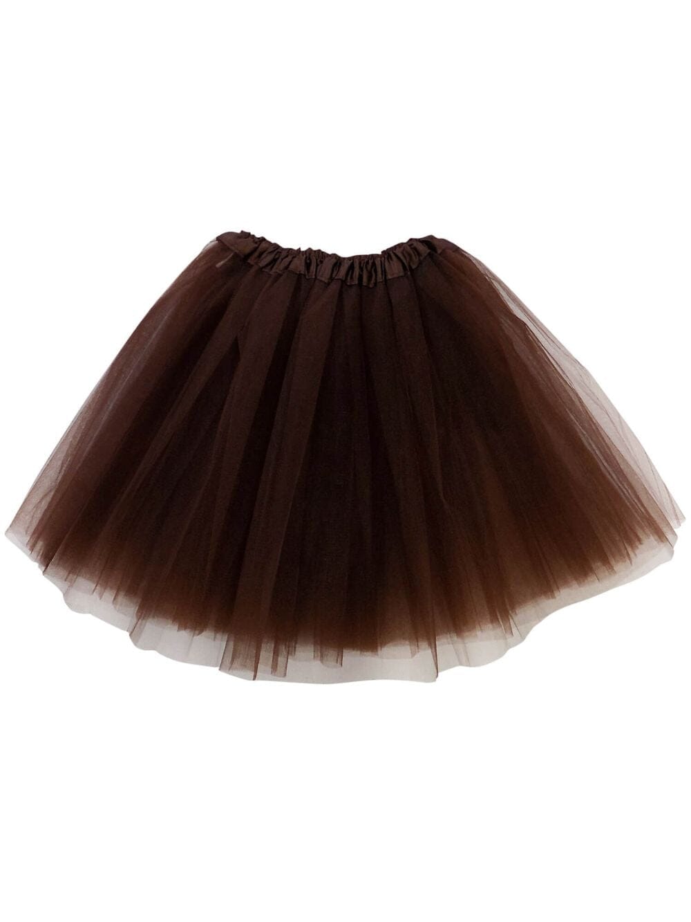 Brown Plus Size Adult Tutu Skirt - Women's Plus Size 3- Layer Basic Ballet Costume Dance Tutus - Sydney So Sweet