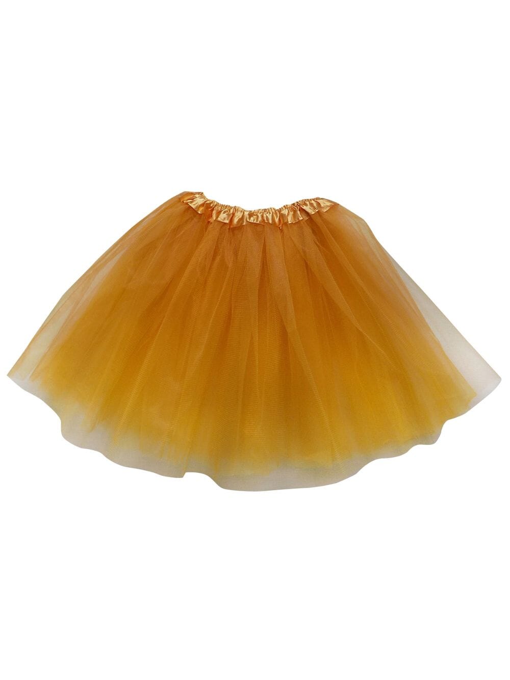 Goldenrod Plus Size Adult Tutu Skirt - Women's Plus Size 3- Layer Basic Ballet Costume Dance Tutus - Sydney So Sweet