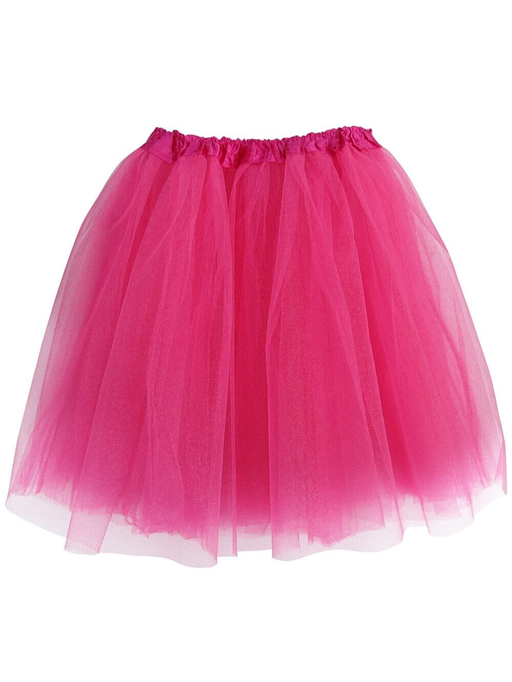 Hot Pink Tutu Skirt for Adult - Women's Size 3-Layer Basic Ballet Costume Dance Tutus - Sydney So Sweet
