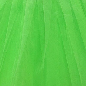 Lime Green Tutu Skirt for Adult - Women's Size 3-Layer Basic Ballet Costume Dance Tutus - Sydney So Sweet