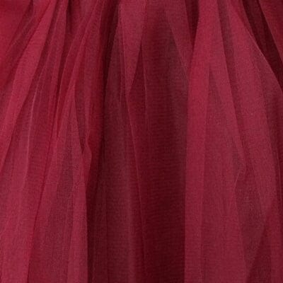 Burgundy Tutu Skirt for Women – 3-Layer Tulle Ballet Skirt for Costume, Dress-Up, Dance, & Cosplay - Sydney So Sweet
