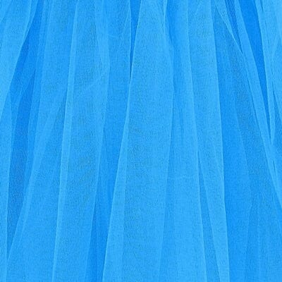 Neon Blue Tutu Skirt for Girls – 3-Layer Tulle Ballet, Dance, and Dress-Up Costume Skirt - Sydney So Sweet