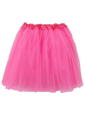 Neon Pink Tutu Tutu Skirt - Women's Size 3-Layer Basic Ballet Costume Dance Tutus - Sydney So Sweet
