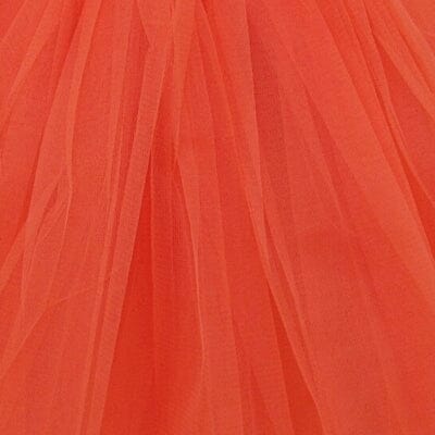 Orange Tutu Skirt for Women – 3-Layer Tulle Ballet Skirt for Costume, Dress-Up, Dance, & Cosplay - Sydney So Sweet