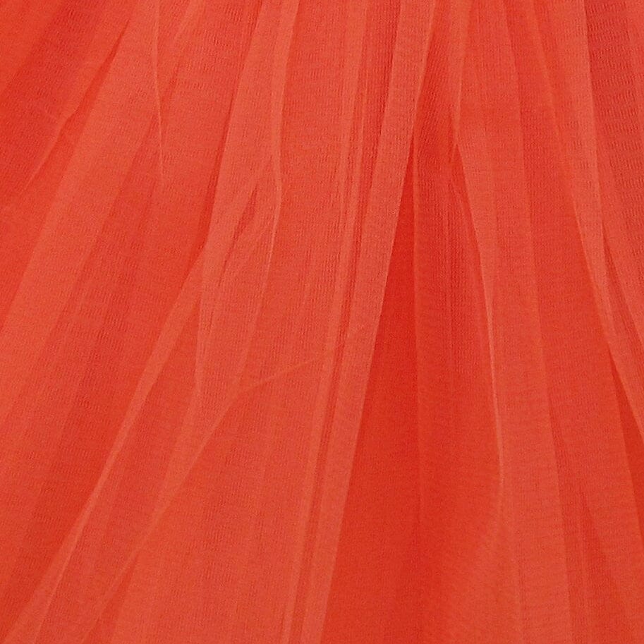 Orange Tutu Skirt for Girls – 3-Layer Tulle Ballet, Dance, and Dress-Up Costume Skirt - Sydney So Sweet