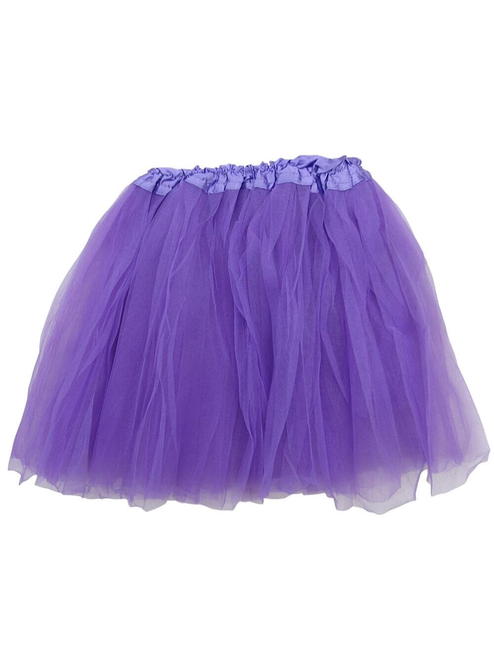 Purple Tutu Skirt for Women – 3-Layer Tulle Ballet Skirt for Costume, Dress-Up, Dance, & Cosplay - Sydney So Sweet
