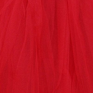 Red Tutu Skirt - Kids Size 3-Layer Tulle Basic Ballet Dance Costume Tutus for Girls - Sydney So Sweet