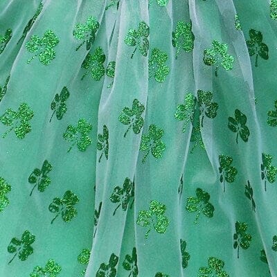 Sparkle Shamrock Green Tutu Skirt for Women – 3-Layer Tulle Ballet Skirt for Costume, Dress-Up, Dance, & Cosplay - Sydney So Sweet