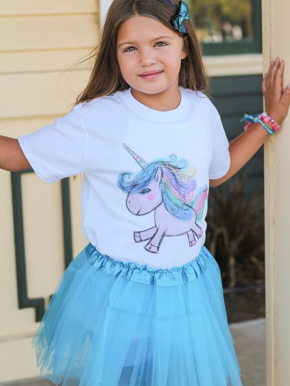 Light Blue Tutu Skirt for Girls – 3-Layer Tulle Ballet, Dance, and Dress-Up Costume Skirt - Sydney So Sweet