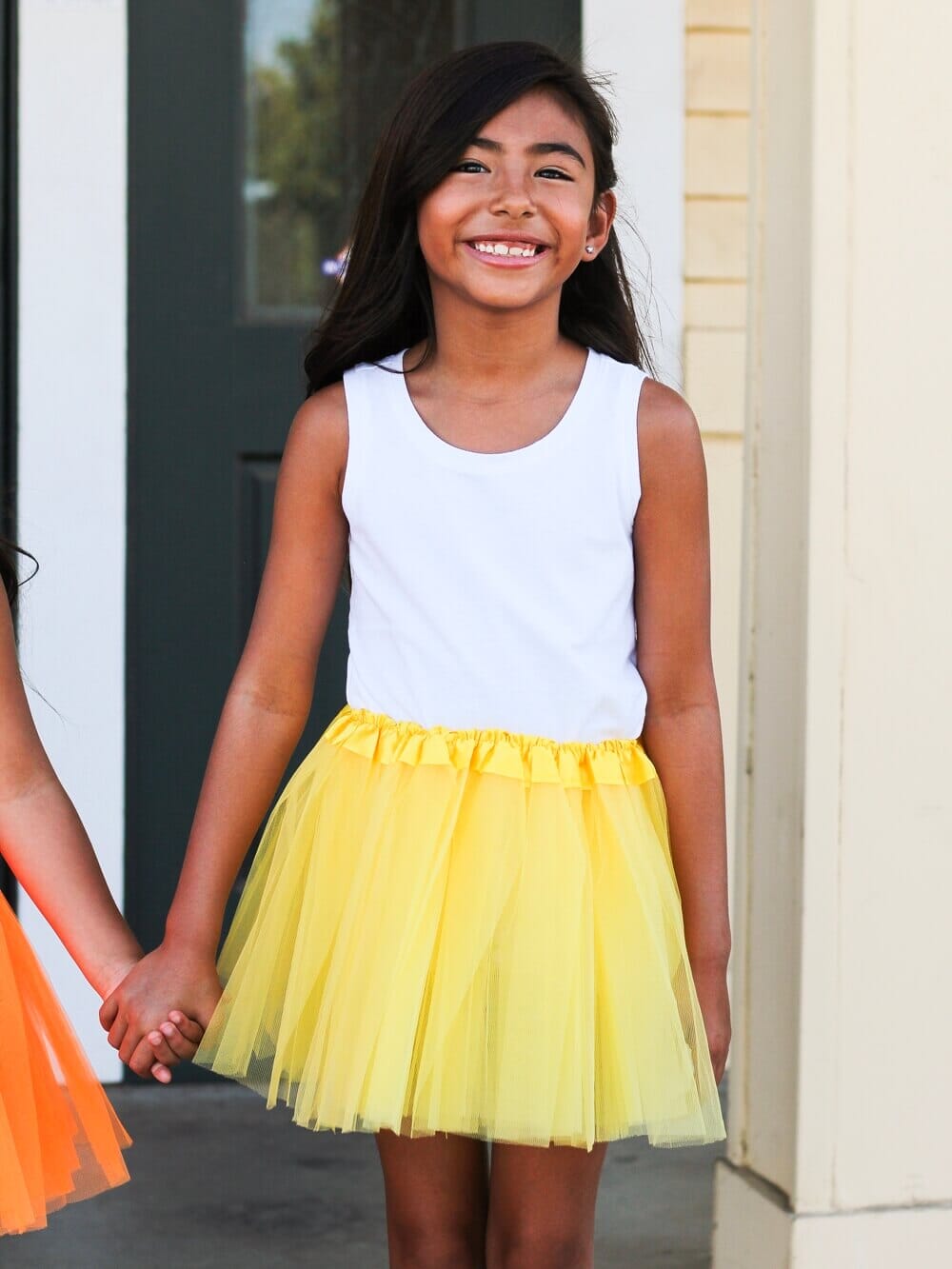 Tutu skirt shop with white shirt