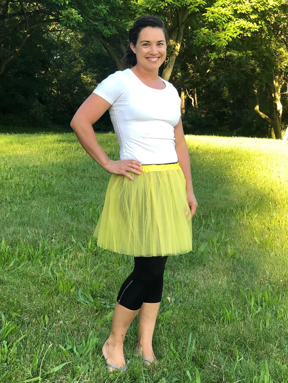 Adult Yellow Tutu Skirt Tulle Skirt Petitcoat