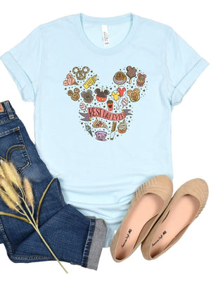 Best Day Ever Snacks Mom T-Shirt Bella + Canvas Unisex Jersey Short Sleeve Tee - Many Colors - Sydney So Sweet