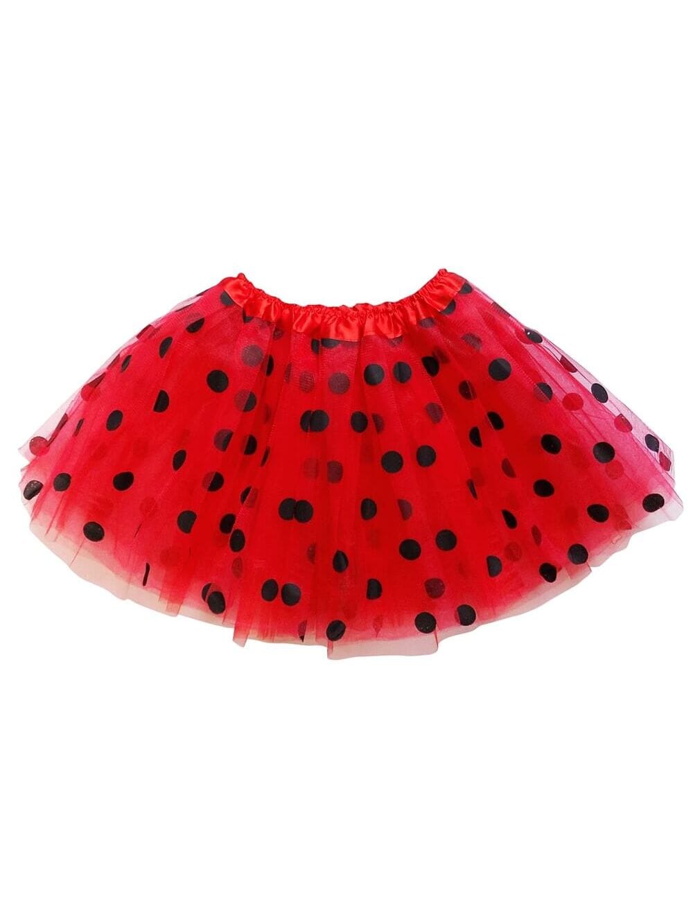 Red & Black Polka Dot Ladybug Tutu Skirt Girls, Women, Plus XXL (Extra Plus) Red & Black Polka Dot Ladybug Tutu Skirt Girls, Women, Plus XXL (Extra Plus)