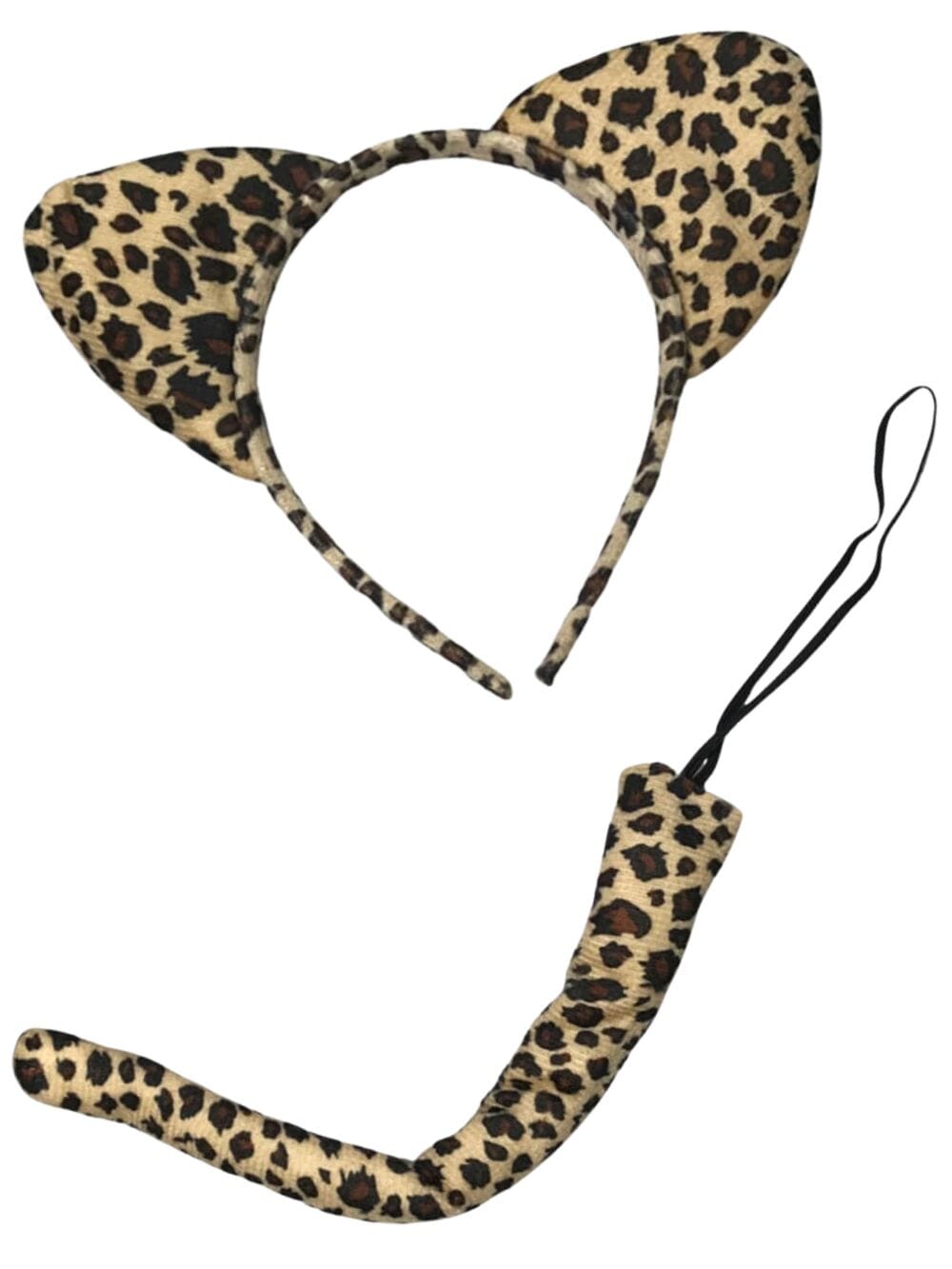 Cheetah Headband Ears &amp; Tail, Kid or Adult Costume Accessories - Sydney So Sweet