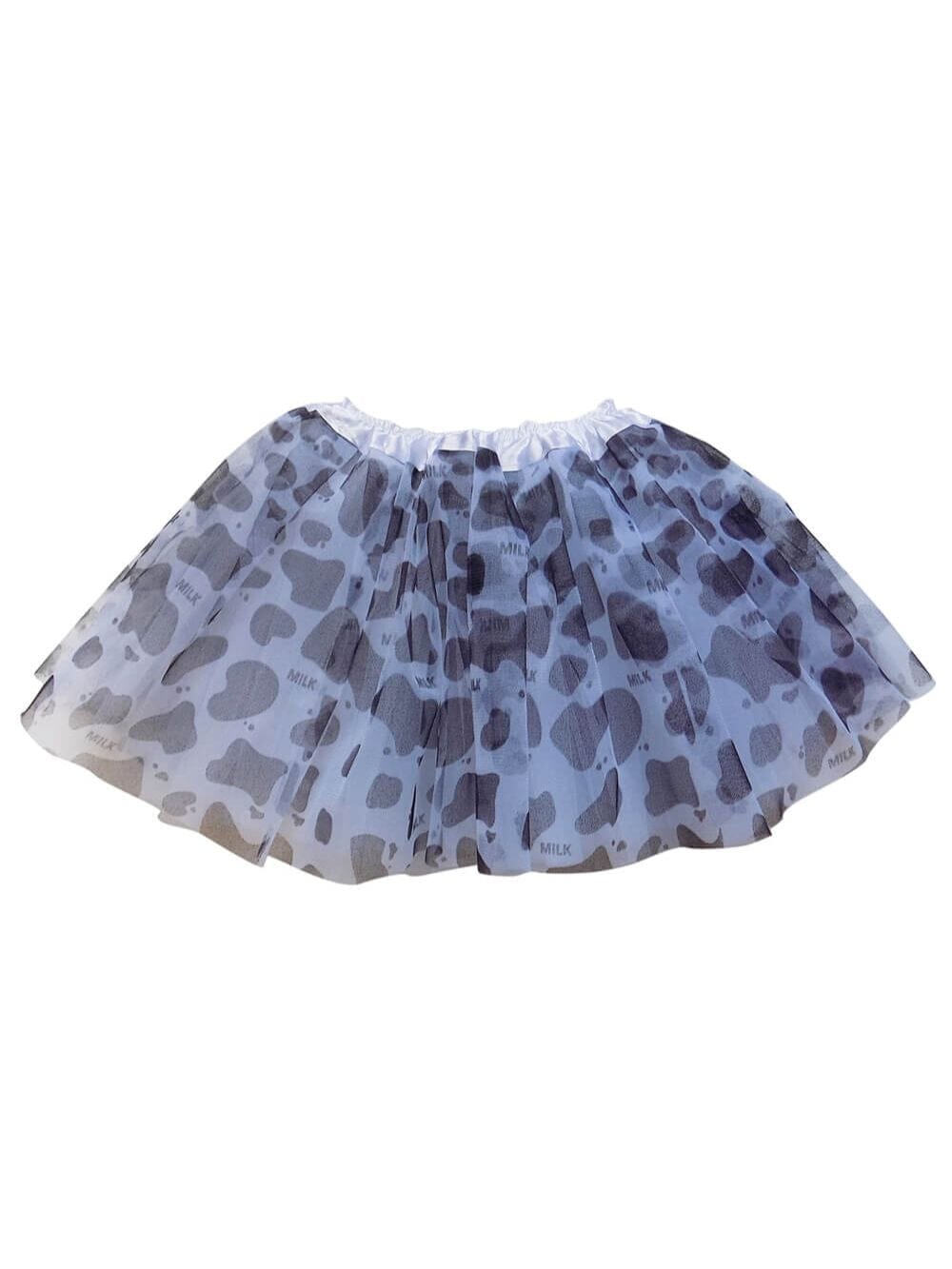 Cow Tutu Skirt - Kids Size 3-Layer Tulle Basic Ballet Dance Costume Tutus for Girls - Sydney So Sweet