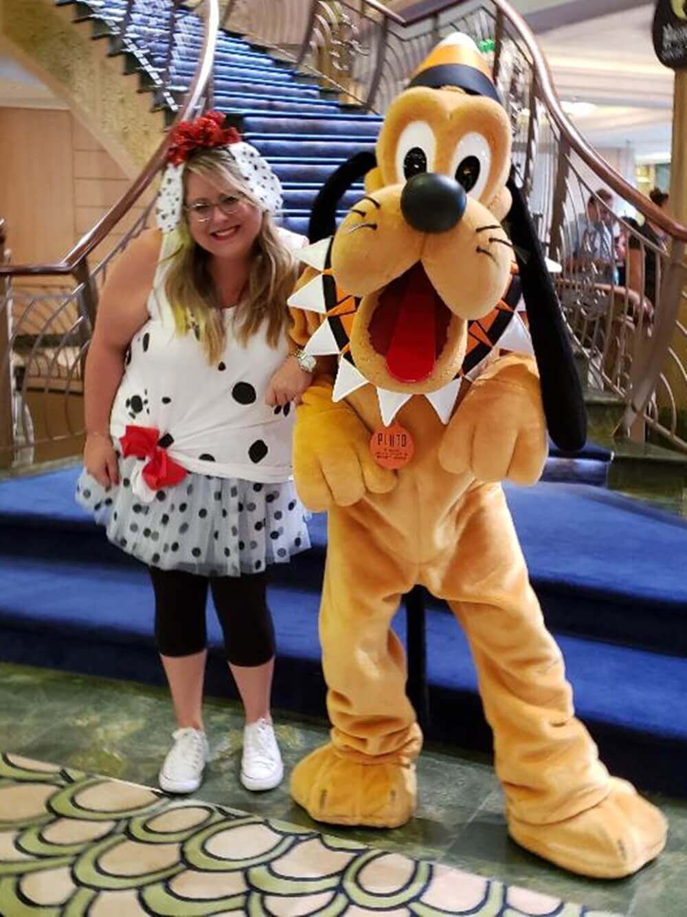 Dalmatian Costume Set for Adults & Plus Size – Tutu Skirt, Tail & Ears Headband – Cute Dog Outfit for Halloween & Cosplay - Sydney So Sweet