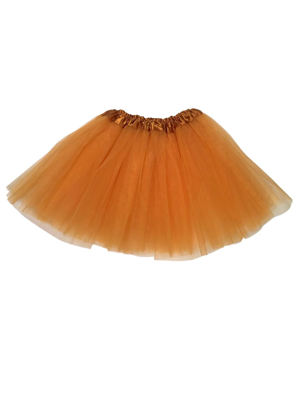 Dark Gold Tutu Skirt for Girls – 3-Layer Tulle Ballet, Dance, and Dress-Up Costume Skirt - Sydney So Sweet