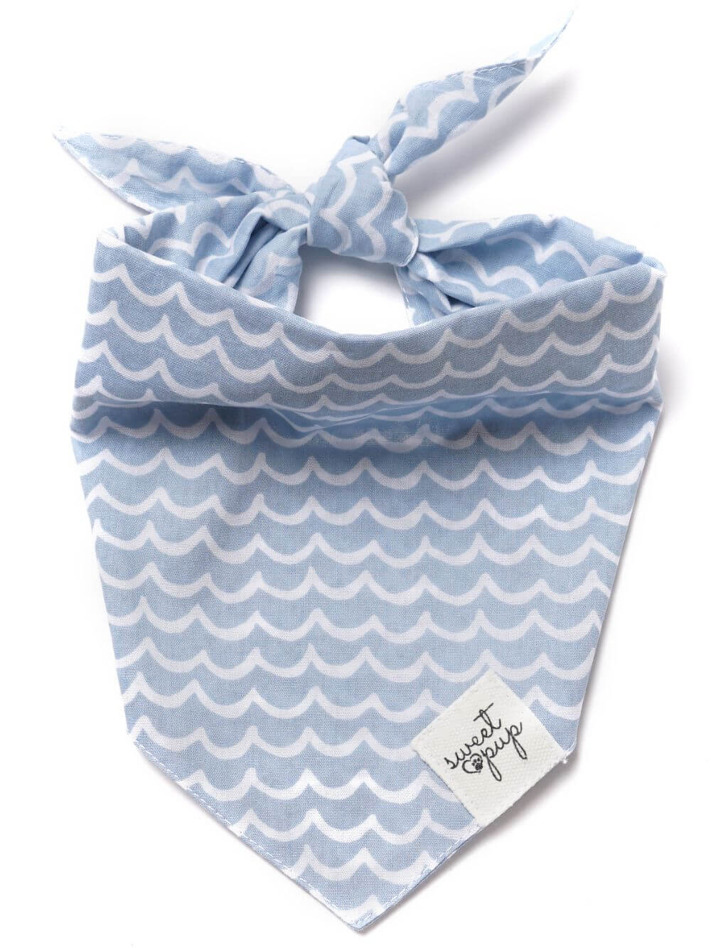 Dog Bandana - Perfect Wave Beach Blue - Sydney So Sweet