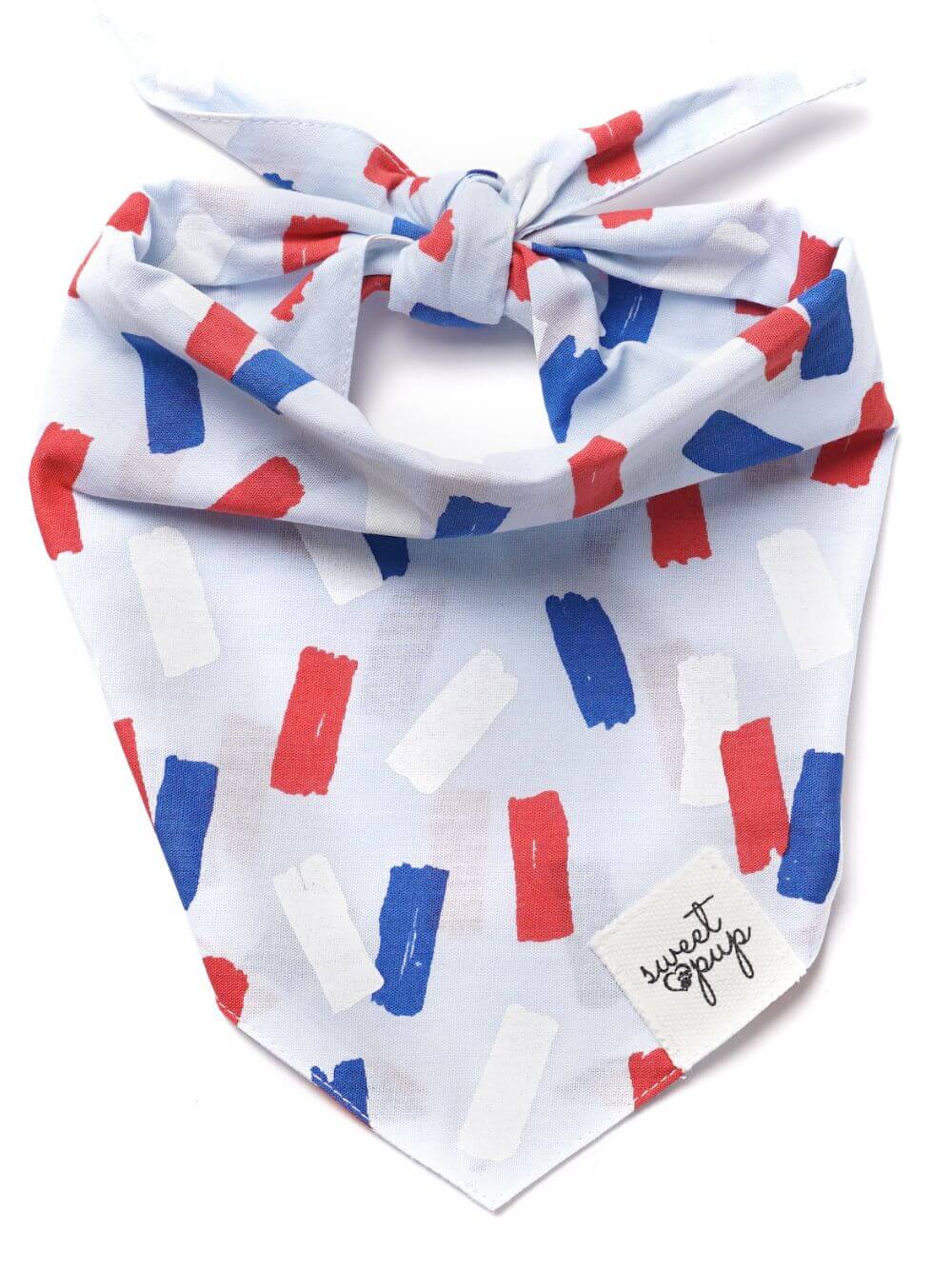 Dog Bandana - Summer Dazzle Red & Blue - Sydney So Sweet