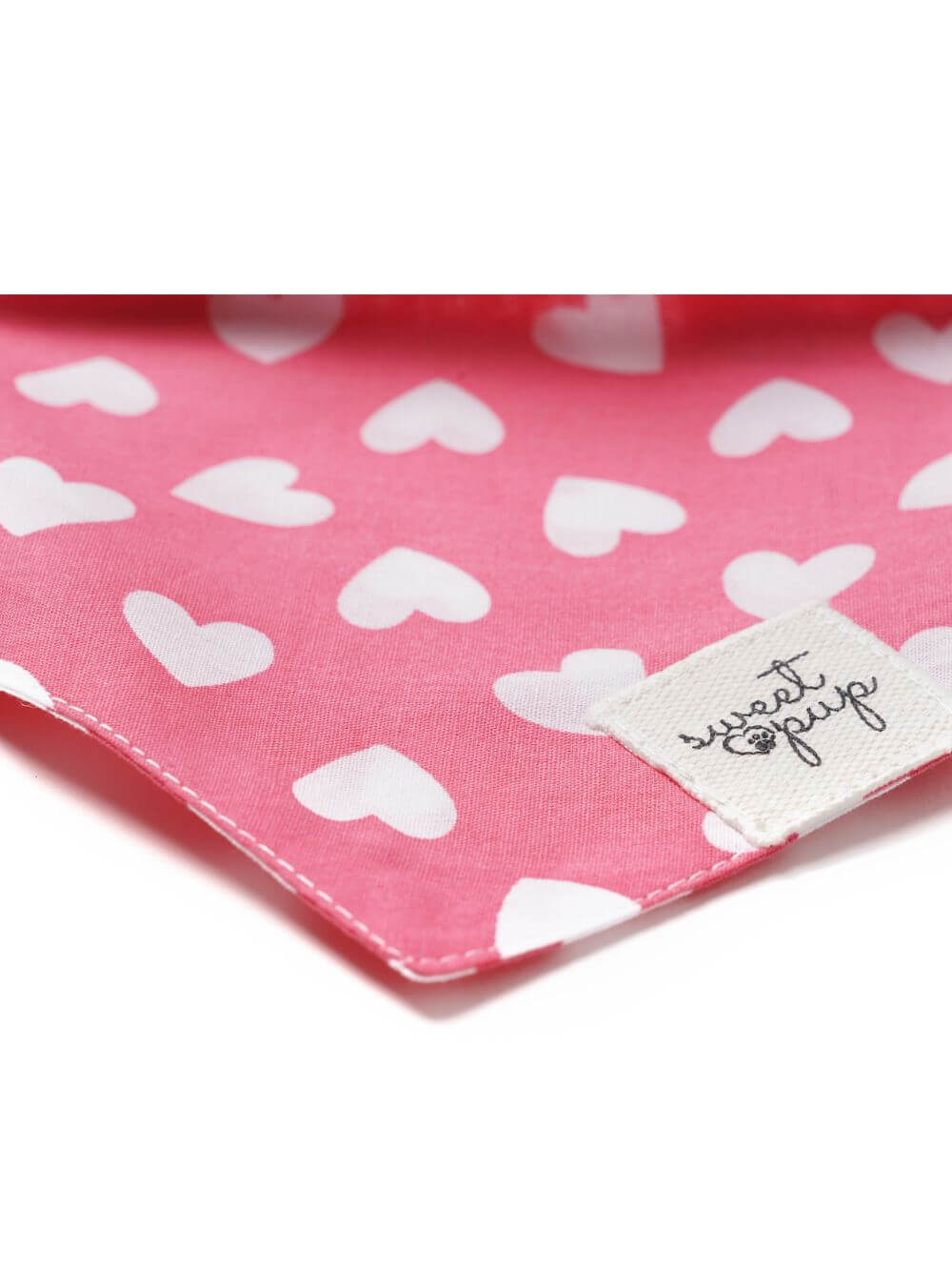 Dog Bandana - Whole Lotta Love Hot Pink Heart - Sydney So Sweet