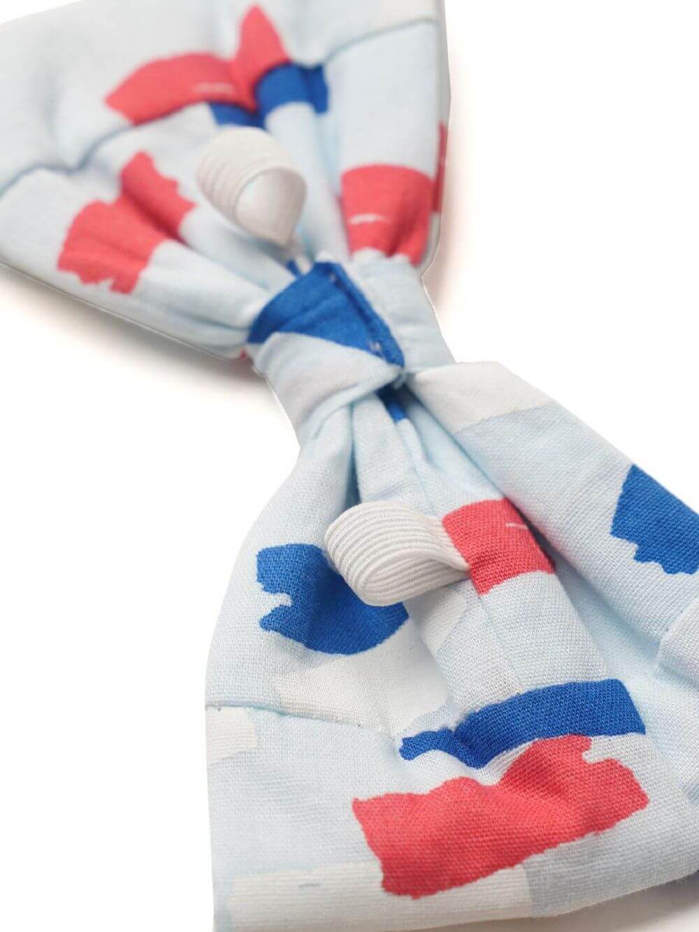 Dog Bow Tie - Summer Dazzle Red & Blue - Sydney So Sweet