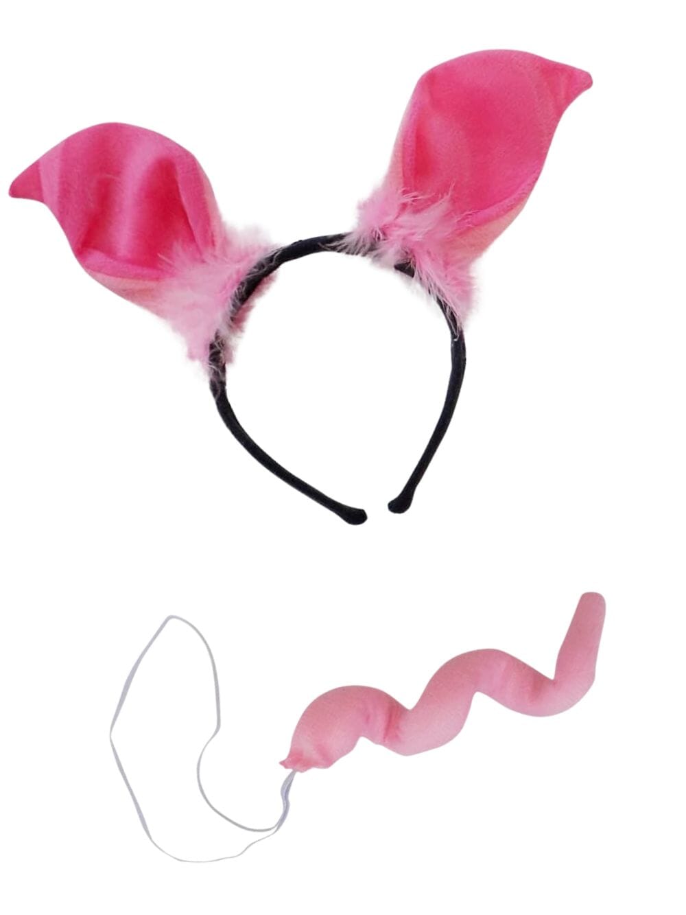 Pig Headband Ears &amp; Tail, Kid or Adult Size Costume Accessories - Sydney So Sweet